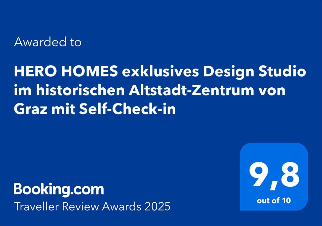 Boho Design Studio By Hero Homes - Top Lage Im Historischen Zentrum - Self-Check-In & Aircon Graz Eksteriør bilde
